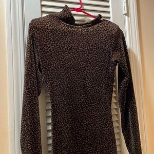 1980s Fredrick’s of Hollywood leopard print jumpsuit